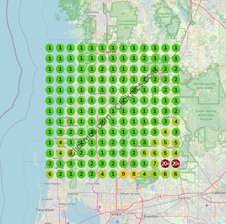 EZ Kratom local grid result in December 2024